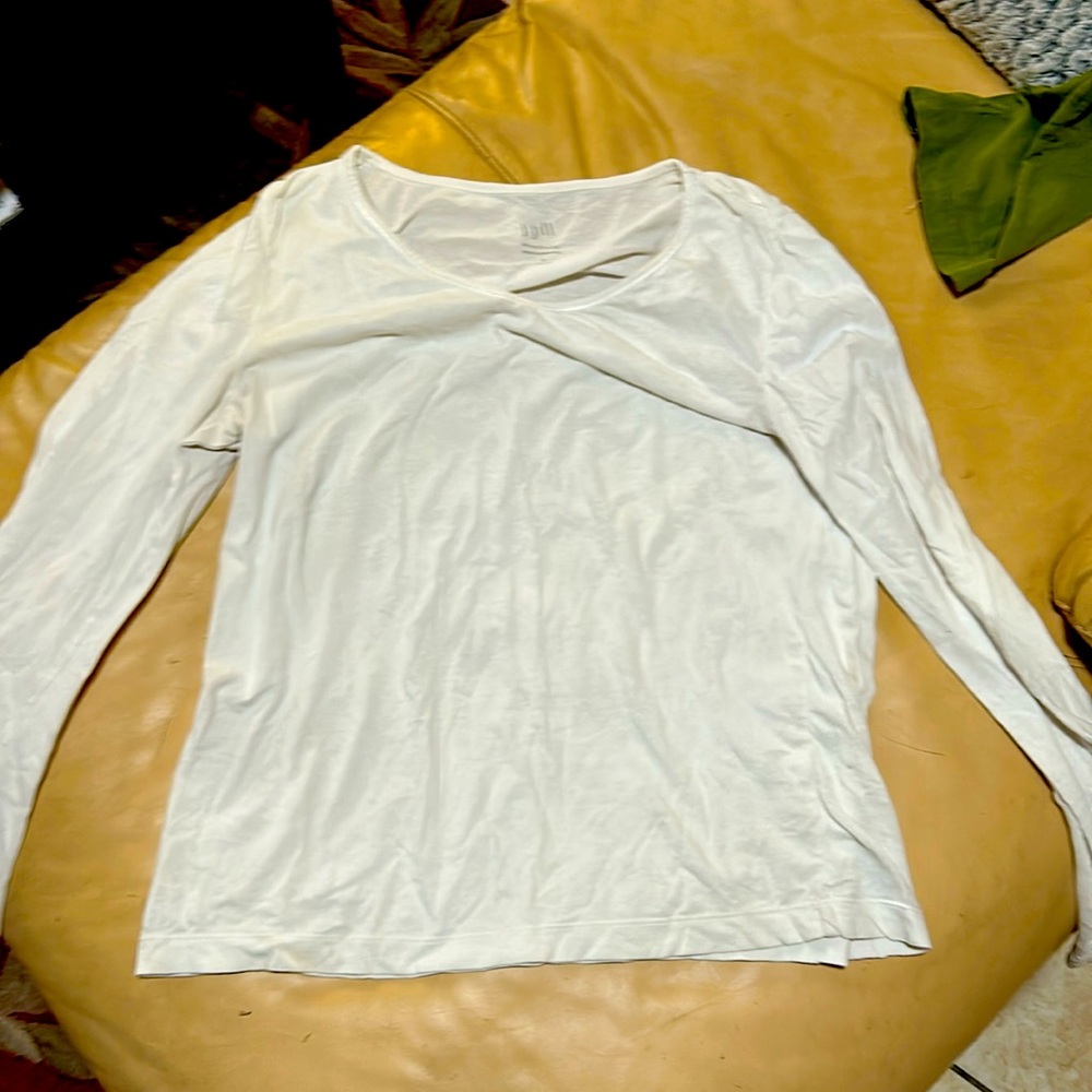 White long sleeve used medium shirt